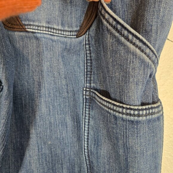 American Worker Denim Jeans Men Size 42 x 30 Cargo Style Medium Wash Casual - Picture 12 of 14